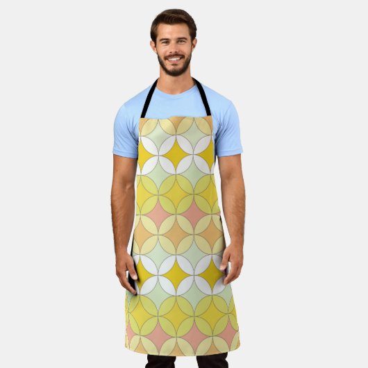 Retro seamless pattern. Disco style. Schürze (Getragen)