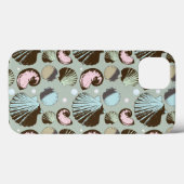 Retro Seashell-Muster Case-Mate iPhone Hülle (Rückseite (Horizontal))