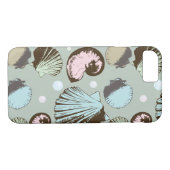 Retro Seashell-Muster Case-Mate iPhone Hülle (Rückseite (Horizontal))