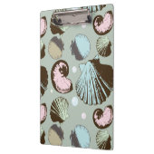 Retro Seashell-Muster Klemmbrett (Links)
