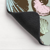Retro Seashell-Muster Mousepad (Ecke)