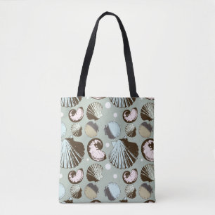 Retro Seashell-Muster Tasche