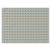 Retro Seashell-Muster Tischdecke (Vorderseite (Horizontal))