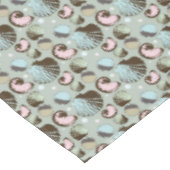 Retro Seashell-Muster Tischdecke (Schrägansicht)