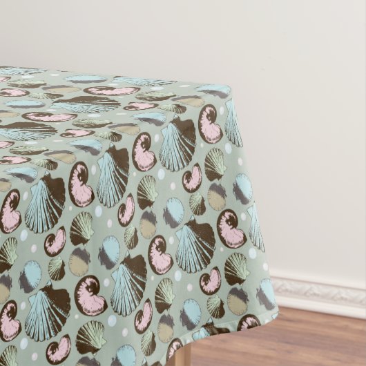 Retro Seashell-Muster Tischdecke (Beispiel)