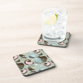 Retro Seashell-Muster Untersetzer (Rechte Seite)