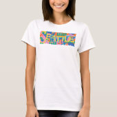 Retro Seattle Space Needle Mount Rainier Orca Wal T-Shirt (Vorderseite)