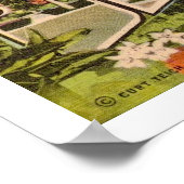 Retro Sebring Florida Postkarte drucken Poster (Ecke)