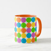 retro Sechziger Kaffee Tasse (VorderseiteRechts)