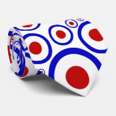 Retro Sechziger-Modziel kreist Hals-Krawatte ein Krawatte (Gerollt)