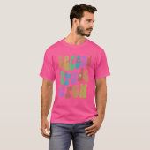Retro Second Grade Crew Hallo 2. Gr Pink T-Shirt (Vorne ganz)