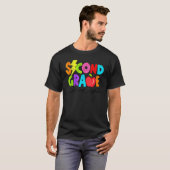 Retro Second Grade Crew Light Bolt 2nd Grade Back T-Shirt (Vorne ganz)