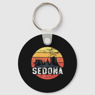 Retro Sedona Arizona Familienurlaub Rote Felsen Gi Schlüsselanhänger