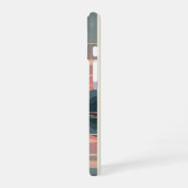 Retro-See im Pastell-Look iPhone 16 Hülle (Linke Seite)