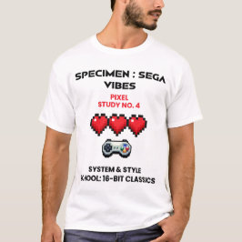 Retro Sega Vibes Pixel Studie Nr. 4 T-Shirt