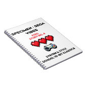 Retro Sega Vibes Pixel Study No. 4  Notizblock (Rechte Seite)