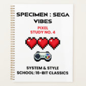 Retro Sega Vibes Pixel Study No. 4  Planer (Vorderseite)