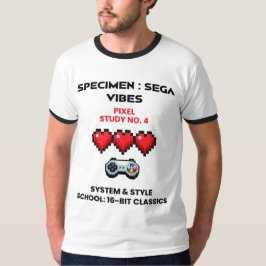 Retro Sega Vibes Pixel Study No. 4  T-Shirt
