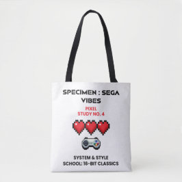 Retro Sega Vibes Pixel Study No. 4  Tasche