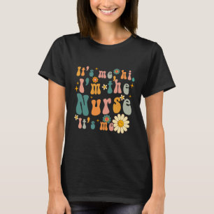 Retro sein Ich Hi ich bin die Krankenschwester RN  T-Shirt
