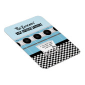 Retro-Selbstbedienungswäscherei, die sie die Arbei Magnet (Rechte Seite)