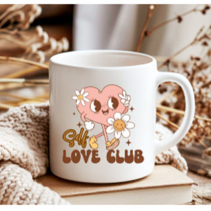 Retro Self Liebe Club Psychische Gesundheit Kaffeetasse