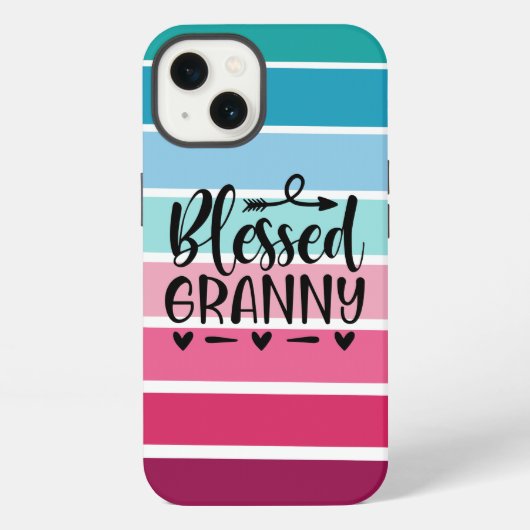 Retro Seligen Granny iPhone Hülle (Rückseite)