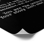 Retro Semicolon Definition Suizidprävention Krieg Poster (Ecke)