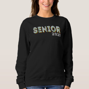 Retro Senior 2023 Abschluss Class of 2023 Senior Sweatshirt