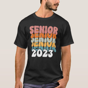 Retro Senior 2023 Zurück zur Schulklasse 2023 Gra T-Shirt