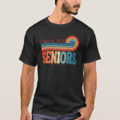 Retro Senior 2024 Class of 2024 Abschluss First D T-Shirt (Vorderseite)
