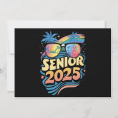 Retro Senior 2025 Class of 2025 Abschluss Einladung (Vorderseite)