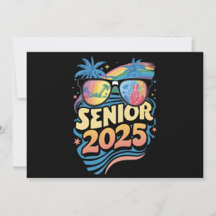 Retro Senior 2025 Class of 2025 Abschluss Einladung
