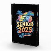 Retro Senior 2025 Class of 2025 Abschluss Fotoblock (Rechts)
