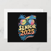 Retro Senior 2025 Class of 2025 Abschluss Postkarte (Vorne/Hinten)
