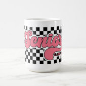 Retro Senior Class von 2025 Kaffeetasse (Mittel)