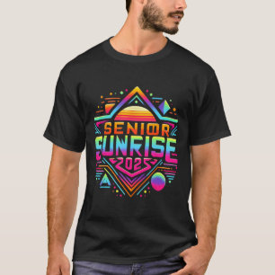 Retro Senior Sunrise 2025 High School 12. Zwölfte T-Shirt