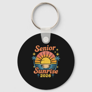 Retro Senior Sunrise 2026 High School CL von 2026 Schlüsselanhänger