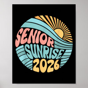 Retro Senior Sunrise 2026 Senioren von Cl Abschlus Poster
