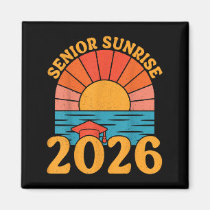 Retro Senior Sunrise 2026 Senioren von Cl Beach Gr Magnet