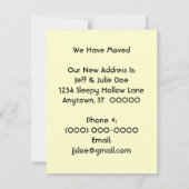 Retro Sepia Highway Wir haben Bewegung Ankündigung (Rückseite)