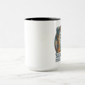 retro Sequoia National Park Giant Sequoia Trees Tasse (Zentrum)