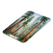 Retro-Sequoia-Nationalpark Magnet (Linke Seite)