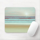 Retro Serene Beach Artwork | Mousepad (Mit Mouse)