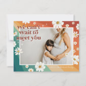 Retro Seventies Boho | Foto Schwangerschaft (Vorderseite)