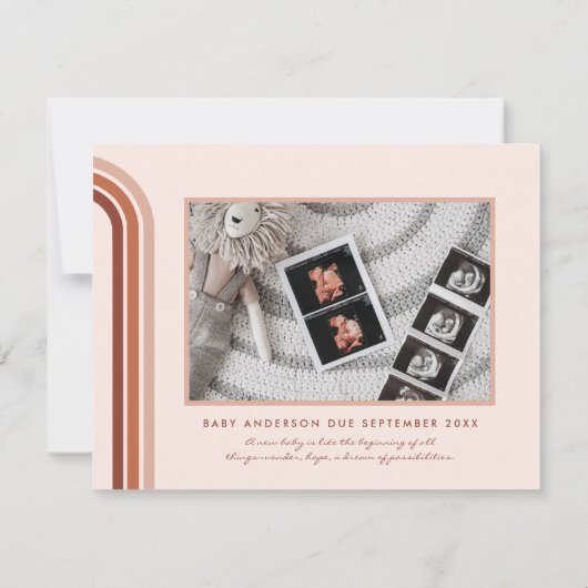 Retro Seventies Boho | Photo Pregnancy (Rückseite)