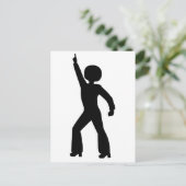 Retro Seventies Man Postkarte (Stehend Vorderseite)