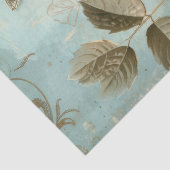 Retro-Shabby Chic-Schmetterling und Rose-Papiertas Seidenpapier (Detail)