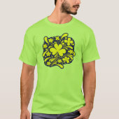 Retro Shamrock Scatter T-Shirt (Vorderseite)