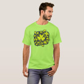 Retro Shamrock Scatter T-Shirt (Vorne ganz)